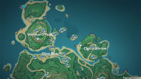 Fluorescent Fungus Locations and Farming Route